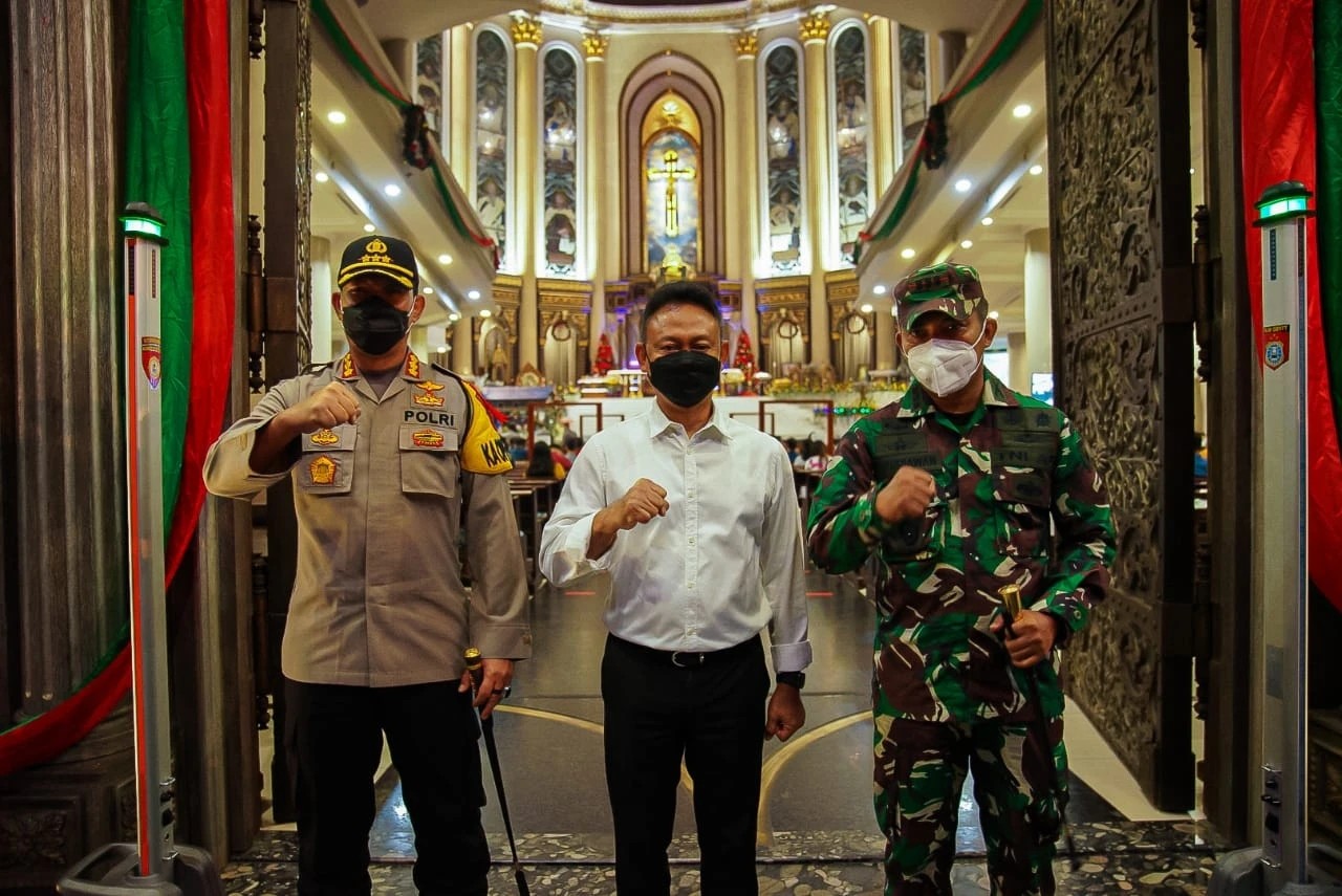 Forkopimda Pantau Sejumlah Gereja