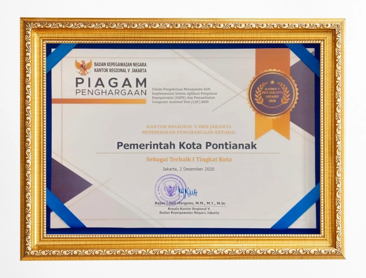 Penghargaan Bukan Tujuan Utama, Tapi Kepuasan Masyarakat dalam Pelayanan