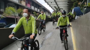 Gowes di Kota Pontianak, Bima Arya: Duh Udaranya “Segar”