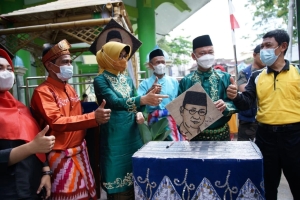 Ampas Kopi jadi Lukisan