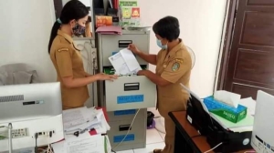 Dinas Kearsipan dan Perpustakaan Berkunjung ke Diskominfo Landak, Ini Tujuannya…