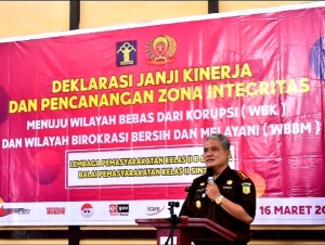 Kejari Ajak OPD Berinovasi untuk Wujudkan WBK dan WBBM