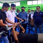 Bupati Jarot dan Wabup Sudiyanto Resmikan KONI Fitness, Chomain: Insya Allah Gratis untuk Masyarakat