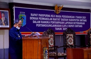 Wabup Sudiyanto Sampaikan LKPJ Tahun Anggaran 2020