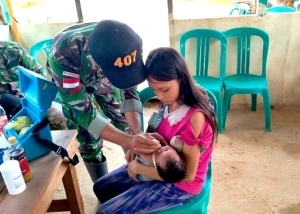 Cegah Anak-anak Perbatasan Sintang dari Tetanus