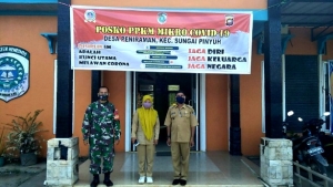 Satgas Bangun Posko PPKM Mikro Covid-19