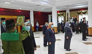Lantik 8 Pejabat Baru, Bupati Minta Selesaikan Kewajiban Target Kerja
