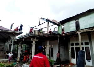 Tiga Pintu Pondok Pesantren di Binjai Hulu Terbakar