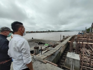 Progres Waterfront Kapuas Indah-Senghie Capai 35 Persen