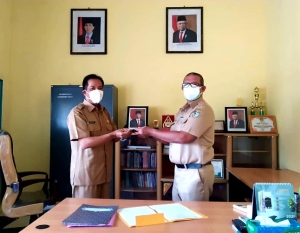 Serah Terima Kaban Kesbangpol, Yasser: Tetap Jaga Kekompakan dan Sinergisitas di Tengah Pandemi