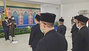 Kukuhkan 66 Dewan Hakim MTQ ke-XXXII, Wabup Ingatkan Disiplin Prokes dan Cetak Qari dan Qari’ah yang Berkualitas