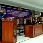 Tanggapi PU DPRD Terkait APBD TA 2020