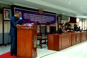Tanggapi PU DPRD Terkait APBD TA 2020