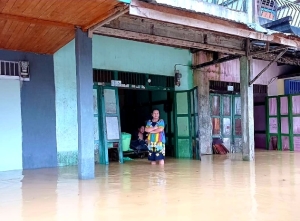 Curah Hujan Tinggi, 581 Jiwa di Desa Pak Laheng Terendam Banjir