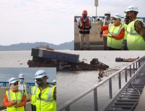 Bupati Erlina Minta Evaluasi Pelindo II dan WIKA Terkait Ambruknya “Trestle” Pelabuhan Kijing