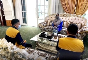 Bupati Erlina Sampaikan Komitmennya dalam Pembangunan Keumatan