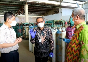 Gubernur Pastikan Stok Oksigen dari Malaysia Cukup untuk 6 Hari