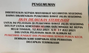 Belasan Nakes Terinfeksi Covid-19, Puskesmas Segedong Tutup!