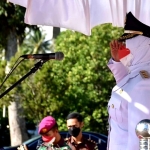 Bupati Erlina Pimpin Upacara HUT Kemerdekaan RI ke-76