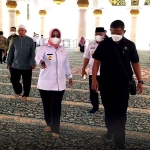 H-1 Peresmian, Bupati-Wabup Tinjau Sarpras Masjid Agung Al-Falah