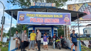 Menteri PUPR ke Sintang, Polres Siagakan Personel