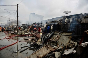 12 Ruko di Pasar Sungai Durian Sintang Hangus Terbakar, Satu Warga Dikabarkan Tewas