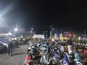 Amankan Puluhan Sepeda Motor Balap Liar