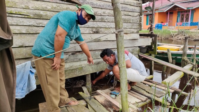 Nelayan di Sungai Pinyuh Diterkam Buaya