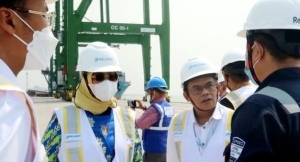 Bupati Erlina Kunker ke Terminal Teluk Lamong