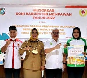 Berharap KONI Tingkatkan Prestasi Olahraga Mempawah