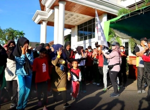 Jalan Sehat jadi Penutup Rangkaian Kegiatan Harjad ke-63 Kabupaten Mempawah