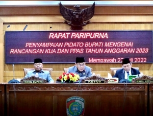 Wabup Sampaikan Pidato Bupati Mempawah Terkait Rancangan KUA dan PPAS 2023
