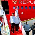 Presiden Jokowi dan Ibu Iriana Tiba di Kalbar