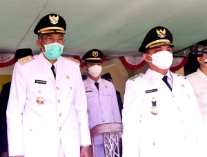 Wabup Melkianus Irup Perdana HUT ke-77 Kemerdekaan RI