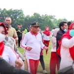 Mempawah Warnai HUT ke-77 RI dengan Jalan Santai dan Senam Sehat