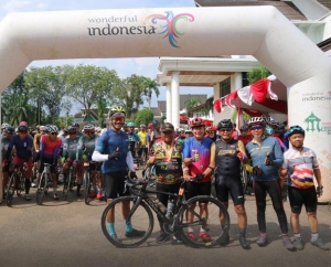 Wabup Sambut dan Lepas Tour Of Merdeka 2022
