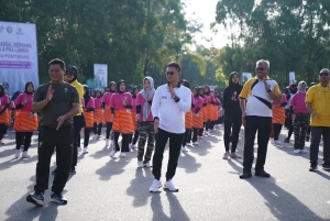 700 Warga Pontianak Peringati Haornas dengan Senam Massal