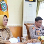 Bupati Erlina, Sekda, Kapolres dan Dandim Ikuti Virtual Meeting Bersama Mendagri Tito