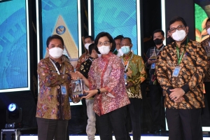 Pontianak Diganjar Penghargaan dari Menkeu Sri Mulyani
