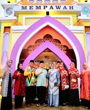 Stand Berbentuk Masjid Diharapkan jadi Juara Terbaik MTQ ke-XXX Kalbar