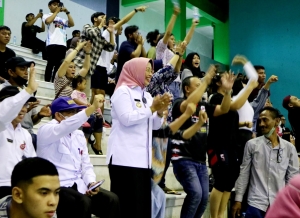 Bupati Erlina Semangati Atlet Porprov Mempawah
