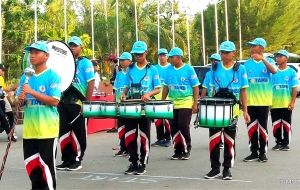 Tampil Perdana, Mempawah Juara Umum Cabor Drumband
