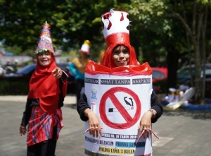 Edi Kampanyekan Pontianak Bebas Asap Rokok