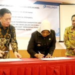 Bupati Erlina Teken PKS ke-2 Bersama PT Pelindo