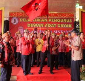 Jeffray Edward Pimpin DAD Sintang untuk Kedua Kalinya, Jakius: Tetaplah Kompak dan Jaga Kebersamaan!