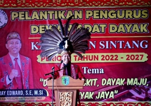 Jeffray Ajak Dayak Kompak dan Dukung Pembangunan Daerah