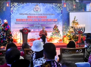 Natal Bersama Hikayo, Bupati Jarot Ingatkan Pentingnya Menjaga Kekompakan dan Kerukunan Antar Umat Beragama