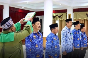 Wabup Pagi Lantik Pejabat Administrator ke Fungsional