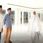Bupati Erlina Pantau Perbaikan Plafon Masjid Agung Al-Falah