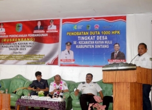 Wabup Melkianus Minta OPD Tampung Usulan Musrenbang Kecamatan Kayan Hulu